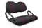 Quilted Neo-Sport Golf Cart Seat Covers - Quilted Diamond Black and Pink Diamond Stitching / Club Car Precedent / Tempo / Onward