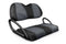 Canvas Golf Cart Seat Covers - Canvas Black and Charcoal / Club Car Precedent / Tempo / Onward