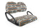 Aztec Golf Cart Seat Covers - Aztec Grey / Club Car Precedent / Tempo / Onward