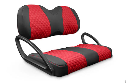 Quilted Hexagon Black and Red
