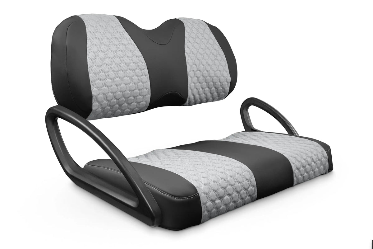 Quilted Hexagon Black and Silver