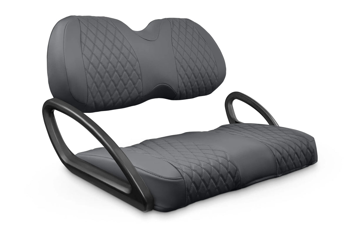 Quilted Diamond Charcoal and Charcoal