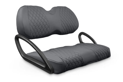 Quilted Diamond Charcoal and Charcoal