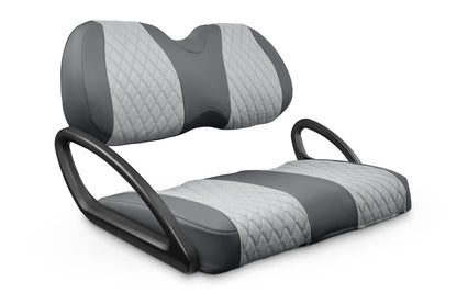Quilted Diamond Charcoal and Silver