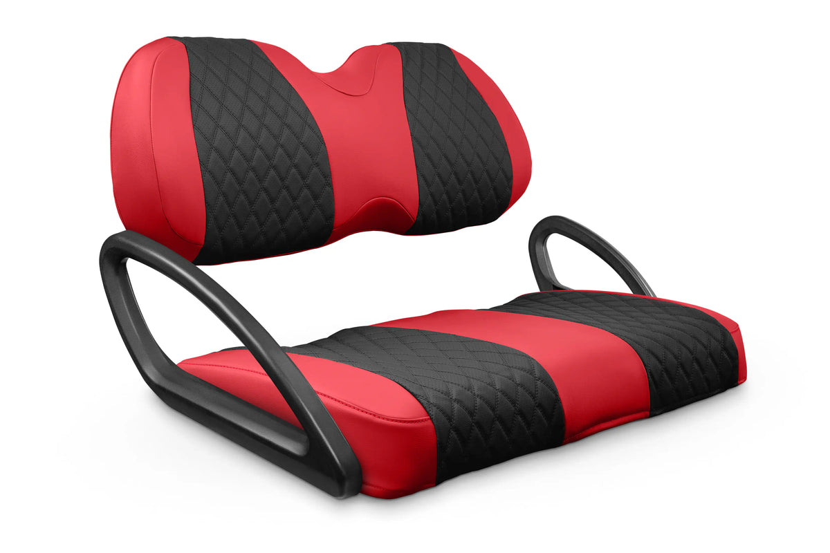 Quilted Diamond Red and Black