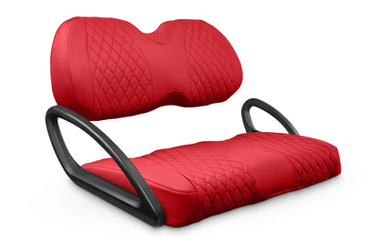Quilted Diamond Red and Red