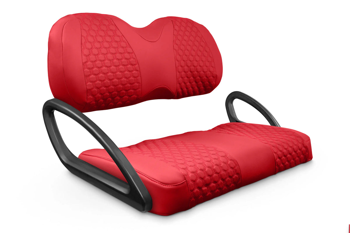 Quilted Hexagon Red and Red