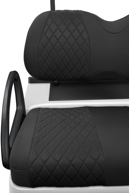 Quilted Diamond Black and Black