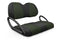 Quilted Neo-Sport Golf Cart Seat Covers - Quilted Diamond Black and Lime Green Diamond Stitching / Club Car Precedent / Tempo / Onward