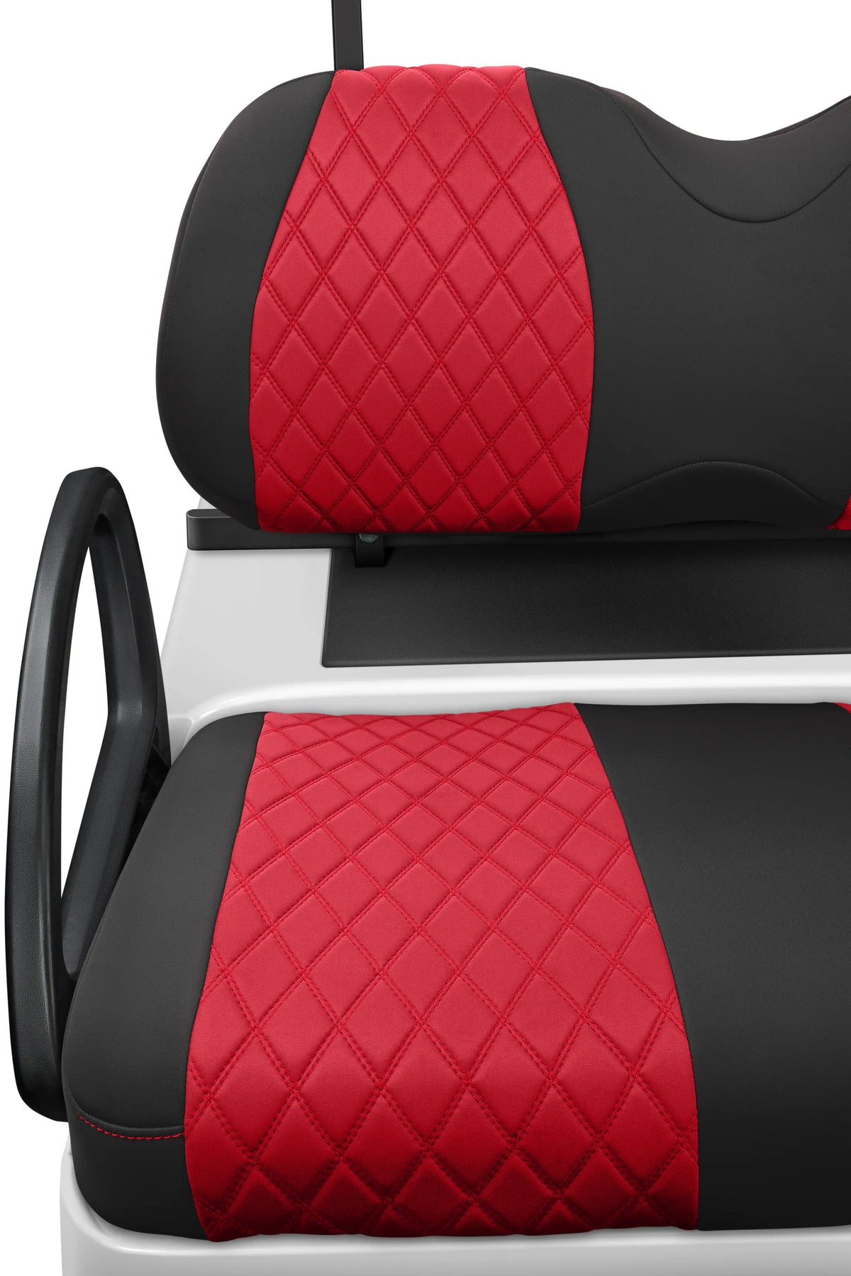 Quilted Diamond Black and Red