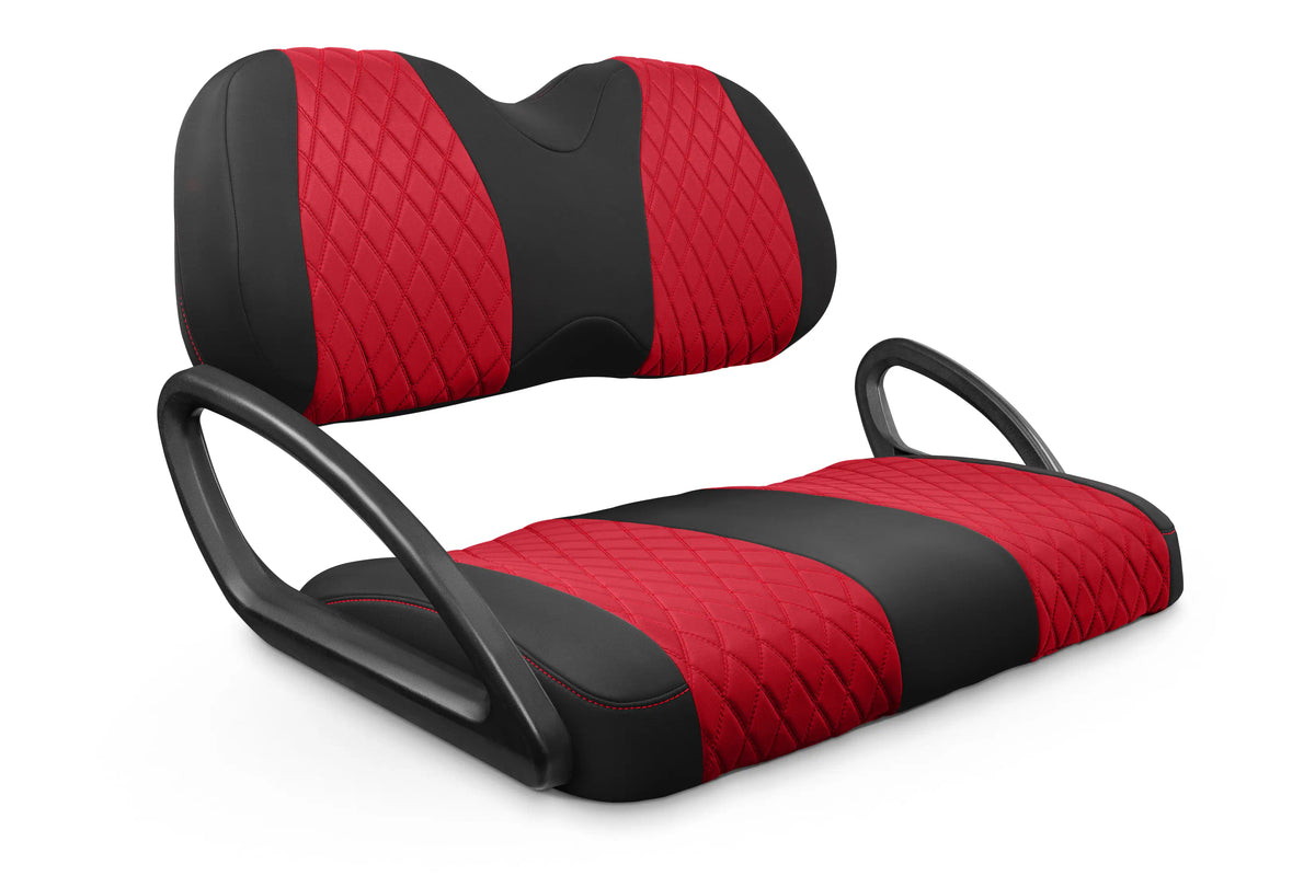 Quilted Diamond Black and Red