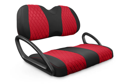 Quilted Diamond Black and Red