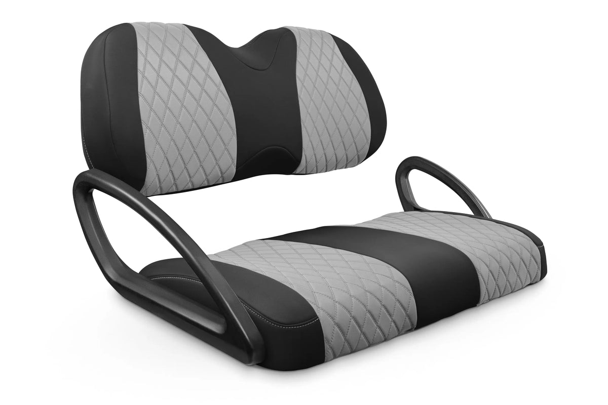 Quilted Diamond Black and Silver