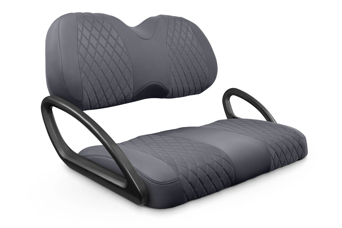 Quilted Diamond Charcoal and Charcoal