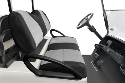 Velour Black and Silver