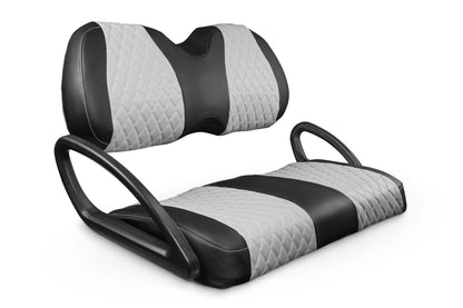 Quilted Diamond Black and Silver