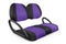 Neo-Sport Golf Cart Seat Covers - Neo-Sport Black and Purple / Club Car Precedent / Tempo / Onward